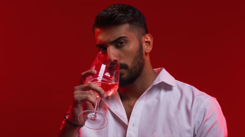 Italienischer Hauswein rot und weiß